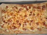 Recette Pizza alsacienne (flammekueche)