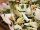 Recette Salade de radis noir, fenouil et graines grillées