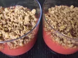 Recette Crumble fraises rhubarbe déstructuré