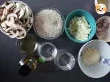 Etape 1 - Risotto aux champignons au Cookeo