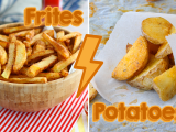 Frites ou potatoes: l'éternel débat! Vous aussi venez voter!