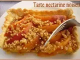 Recette Tarte nectarine noisette