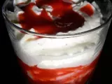 Recette Soupe de fraises à la chantilly bubble gum