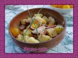 Recette Salade de pommes de terre à la saucise de montbéliard