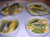Recette Sabayons mangue kiwi