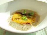 Recette Croustillant de foie gras & ris de veau aux cèpes