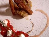 Recette Foie gras à la rhubarbe en basse température et carpaccio de figues de barbarie