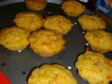 Recette Trio de muffins :saumon fumé-persil/poivrons-thon-origan/blanc de poulet-fromage
