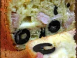 Recette Cake moelleux aux olives, jambon, raclette