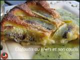 Recette Clafoutis vitaminé aux kiwis et son petit coulis