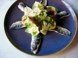 Recette Sardines en salade au vinaigre de framboise