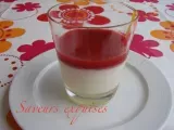 Recette Mousse aux fleurs de sureau, sauce aux fraises