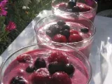 Recette Verrines de fruits rouges au yaourt