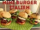 Recette Mini burger italiens