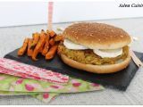 Recette Burger - pomme de terre / carotte / courgette - au chèvre