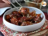 Recette Poulet frit coréen à la sauce épicée au gochujang - dakgangjeong