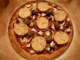 Recette Mushroom tempeh pizza