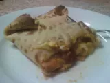 Recette Crêpes fourrées (tomates, oignons, jambon et mozzarella)
