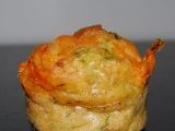 Recette Muffins courgettes-mimolette, ou encore une bouchée aux courgettes