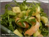 Recette Salade d'avocat aux crevettes et à l'orange