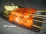Recette Yakitori japonais au saumon