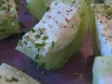 Recette Bouchées au concombre