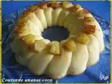 Recette Couronne ananas-coco