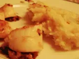 Recette Saint-jacques poêlées et écrasé de panais et topinambours, risotto aux truffes