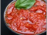 Recette Sauce tomate à l'ail & basilic