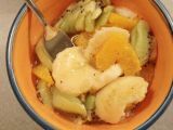 Recette Papillotes de fruits au sirop de citron, vanille & rhum