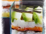 Recette Sushi destructuré en habit de verre ( maki)
