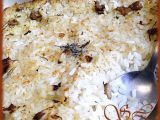 Recette Gratin de riz aux champignons