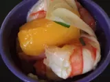 Recette Salade mangue-crevettes pour l'apéritif