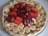 Recette Tarte bananes fraises express