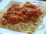 Recette Spaghetti sauce napolitaine
