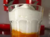Recette Verrines à la mousse de fromage blanc et coulis d?abricot