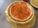 Recette Gâteaux de crêpes a la confiture de fraises avec ou sans gluten