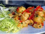 Recette Salade de gnocchi au poulet.... sur un air d'italie