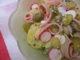 Recette salade de patates day : version fond de frigo