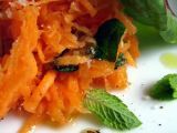 Recette Salade de carottes, vinaigrette pamplemousse menthe