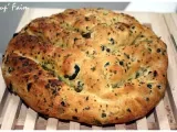 Recette Fougasse oignons-olives
