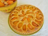 Recette Tarte aux abricots, crème d'amandes sésame et fleur d'oranger