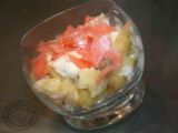 Recette Salade de pomme de terre tiedes au saumon fromage blanc aux herbes