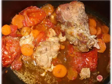 Recette Rôti de porc aux tomates