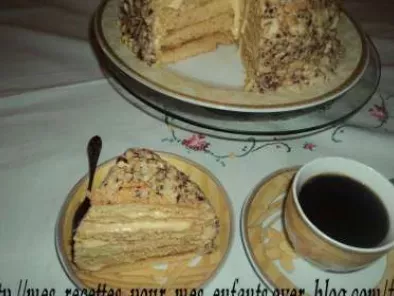 Recette Medovnik gâteau au miel (tchèque )