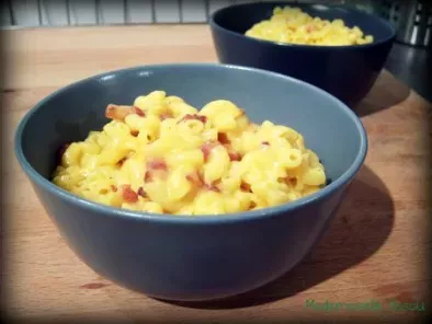 Recette Suite de la saga mac&cheese: les macaroni and cheese au bacon