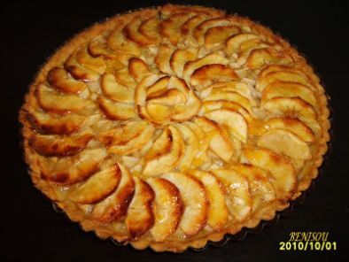 Recette Tarte aux pommes(tarta de manzana)