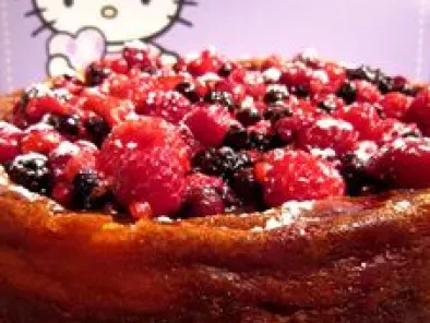 Recette Cheesecake chocolat blanc et fruits rouges, base de speculoos