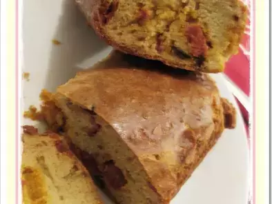 Recette Cake safrané au chorizo et tomates séchées