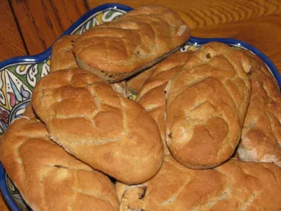 Recette Petits pains à la farine de chataigne et aux abricots